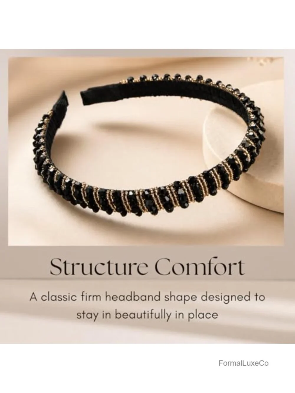 Glamorous Rhinestone & Pearl Headband for Ladies - Top Trending Hair Accessory,